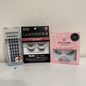 Ardell and Eyelure London Lash Bundle: Full, 3/4 Length & Underlash Extensions